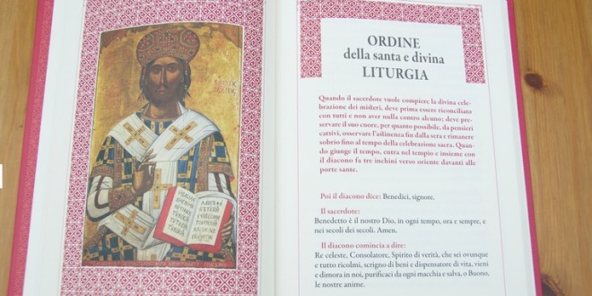 Le diocèse du Patriarcat de Moscou a publié les textes des  liturgies de saint Jean Chrysostome et de saint Basile le Grand en italien