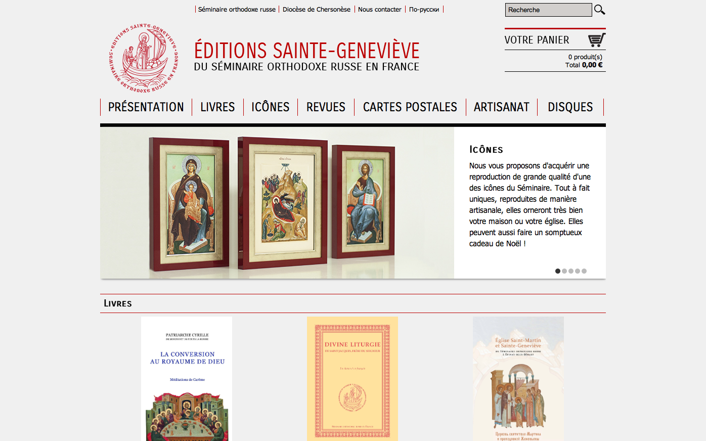 Éditions Sainte-Geneviève, nouvelle petite procure orthodoxe
