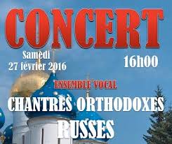 Le samedi 27 février à 16h00 « Chantres Orthodoxes Russes »