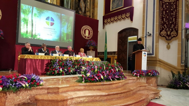 Mgr Nestor, évêque de Chersonèse, est intervenu au Congrès international "Laudato SI", Murcia (Espagne)