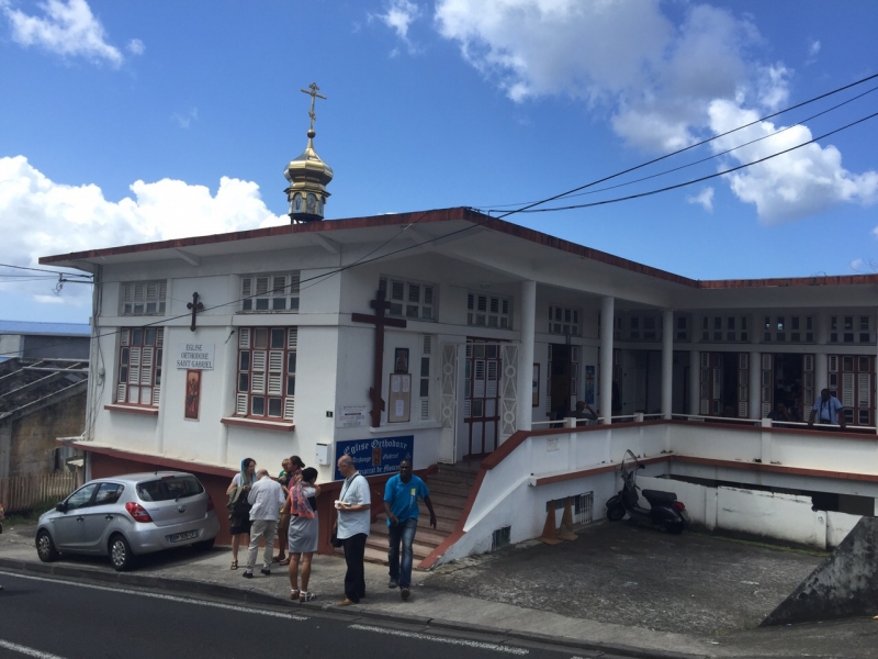 Un vent de Russie souffle sur la Martinique. L'evêque NESTOR du patriarcat de Moscou, a célébré la liturgie le 6 mars