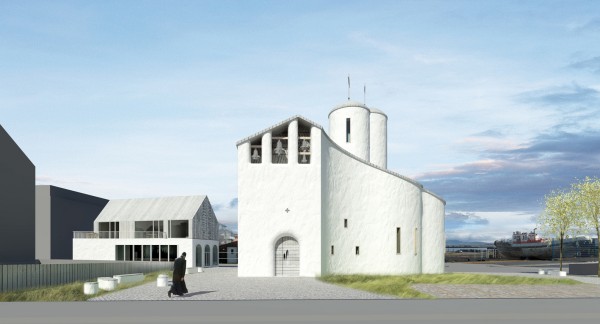 Des architectes russes ont créé un projet novateur de Centre orthodoxe à Reykjavik