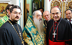 Le doctorat honoris causa de l'institut de théologie de Minsk décerné à l'archevêque de Lyon