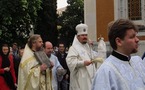  Nice: Mgr Nestor, évêque de Chersonèse, célèbre la fête de la Théophanie à l'église russe Saint-Nicolas de Nice