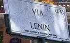 A Rome la rue Lénine  devient la rue des Martyrs du communisme