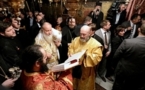 Le patriarche de l’Église orthodoxe russe Kirill à Bethléem