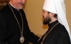 Le métropolite Hilarion rencontre le président et le secrétaire général de la Conférence des églises européennes. La situation de l'Eglise orthodoxe en Estonie a été à l'ordre du jour. 