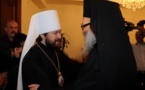 Le président du département des relations extérieures de l’Eglise russe, le métropolite Hilarion rend visite à Sa Béatitude Jean X d’Antioche à BALАМAND