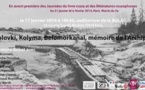 Le 17 janvier 2014 Conférence : Solovki, Kolyma, Belomorkanal - Mémoires de l'archipel