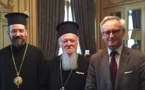 Visite du Patriarche Oecuménique de Constantinople Bartholomée en France  et son allocution  