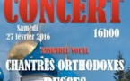 Le samedi 27 février à 16h00 « Chantres Orthodoxes Russes »