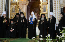 Office solennel à l’église du Christ Sauveur pour les 70 ans du Patriarche Cyrille