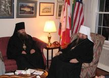 L'évêque représentant l'Eglise russe aux Etats-Unis a rencontré le nouveau primat de l'Eglise orthodoxe en Amérique L'évêque représentant l'Eglise russe aux Etats-Unis a rencontré le nouveau primat de l'Eglise orthodoxe en Amérique