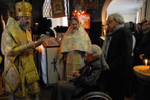 Mgr Innocent a célébré une liturgie à la Maison russe de Sainte-Geneviève-des-Bois