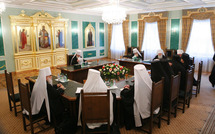 Dernière réunion du Saint-Synode de l'Eglise orthodoxe russe avant le début du concile