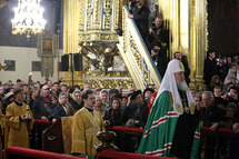 Le patriarche Cyrille remercie le président Nicolas Sarkozy pour son message