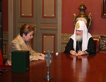 Le patriarche Cyrille a reçu la représentante permanente de la Fédération de Russie auprès de l'UNESCO Le patriarche Cyrille a reçu la représentante permanente de la Fédération de Russie auprès de l'UNESCO