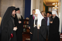 Le patriarche Cyrille s'est rendu à l'ambassade de Grèce à l'occasion du dimanche de l'orthodoxie