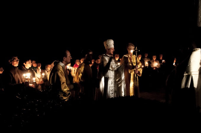 Pâques au monastère Sainte-Trinité de Dompierre en Suisse