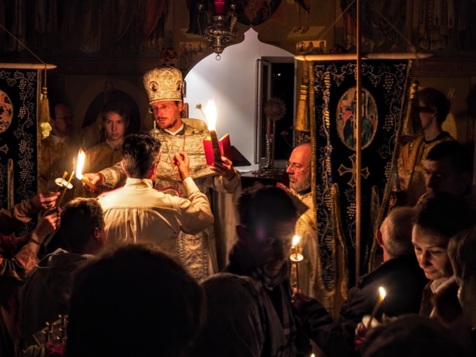 Pâques au monastère Sainte-Trinité de Dompierre en Suisse