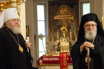 Le métropolite Hilarion a reçu à New York l'archevêque grec aux Etats-Unis