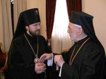 L'archevêque Hilarion a rendu visite au patriarche d'Antioche