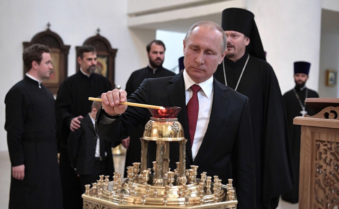 Le Président Vladimir Poutine a visité le Centre spirituel et culturel russe à Paris