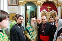 Le cardinal Philippe Barbarin a reçu le doctorat honoris causa de l'Institut de théologie de Minsk