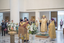 L'évêque Nestor a célébré la Divine Liturgie en la cathédrale de la Sainte-Trinité