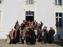 Visite des paroissiens des Trois-Saints-Docteurs au séminaire orthodoxe russe