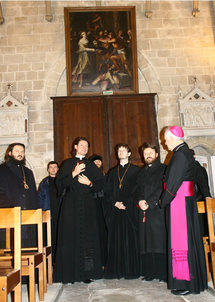 Visite de l'archevêque Hilarion de Volokolamsk à Auvers-sur-Oise