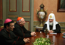 Discours du cardinal Jean-Pierre Ricard au patriarche Cyrille de Moscou