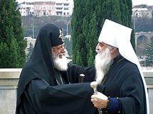 Une délégation du patriarcat de Moscou en visite en Géorgie Une délégation du patriarcat de Moscou en visite en Géorgie