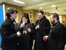 Une délégation du séminaire russe a participé à la séance solennelle de l'institut Saint-Serge Une délégation du séminaire russe a participé à la séance solennelle de l'institut Saint-Serge
