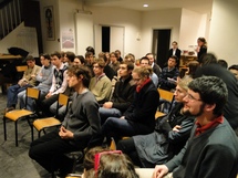 Les séminaristes orthodoxes ont visité l'aumônerie de l'institut des sciences politiques de Paris