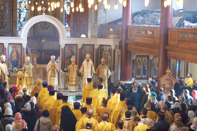 Monseigneur Nestor a pris part dans les festivités organisées à Londres à l'occasion du 55 anniversaire du diocèse de Sourozh