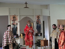 Mgr Innocent a présidé les vêpres de Pâques au Séminaire russe
