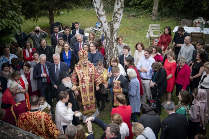 Les visites pascales du Mgr Nestor, effectuées le jour de la Résurrection du Christ