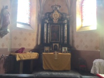 Première liturgie orthodoxe à la chapelle de l’hospice Saint Jacques, appartenant à l'abbaye de Saint Maurice (Suisse)