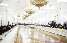 Les évêques du patriarcat de Moscou reçus par le président de la Fédération de Russie Les évêques du patriarcat de Moscou reçus par le président de la Fédération de Russie