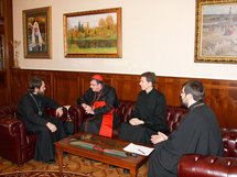 Rencontre entre le métropolite Hilarion de Volokolamsk et le cardinal Kurt Koch Rencontre entre le métropolite Hilarion de Volokolamsk et le cardinal Kurt Koch