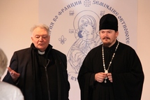 Visite du recteur de Notre-Dame de Paris au Séminaire orthodoxe russe à Epinay-sous-Sénart