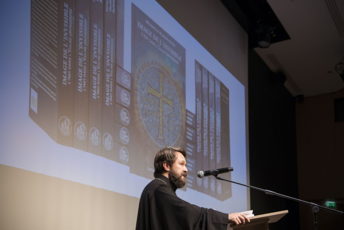 Mgr Hilarion (Alfeyev), métropolite de Volokolamsk, a présenté son ouvrage « Image de l’Invisible. L’art dans l’Église orthodoxe »
