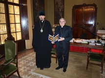 L'archevêque de Barcelone a reçu l'évêque Nestor de Chersonèse L'archevêque de Barcelone a reçu l'évêque Nestor de Chersonèse