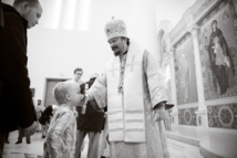 Mgr Nestor a célébré la Divine Liturgie en la cathédrale de la Sainte-Trinité à Paris