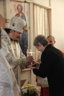 Le séminaire russe en France reçoit en don un reliquaire avec l'épine de la Sainte Couronne du Seigneur