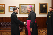 Mgr Hilarion reçoit le nouveau nonce apostolique en Russie Mgr Hilarion reçoit le nouveau nonce apostolique en Russie