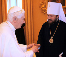 Le métropolite Hilarion reçu par le pape Benoît XVI Le métropolite Hilarion reçu par le pape Benoît XVI