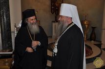Visite du chancelier du patriarcat de Moscou au patriarcat de Jérusalem