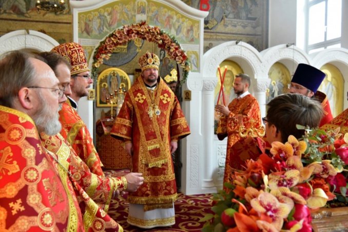 Le métropolite Jean a présidé une Divine Liturgie à Zurich